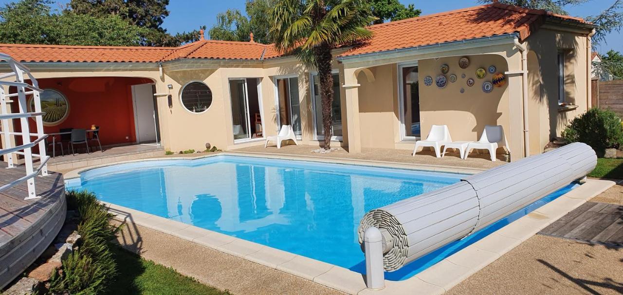 A La Topaze #Gite Calme #3 Pers #Piscine Privee #Cholet #Wifi Haut Debit #Preau #Cholet #Parc Japonais #Puy Du F Ou Le May-sur-Èvre Kültér fotó