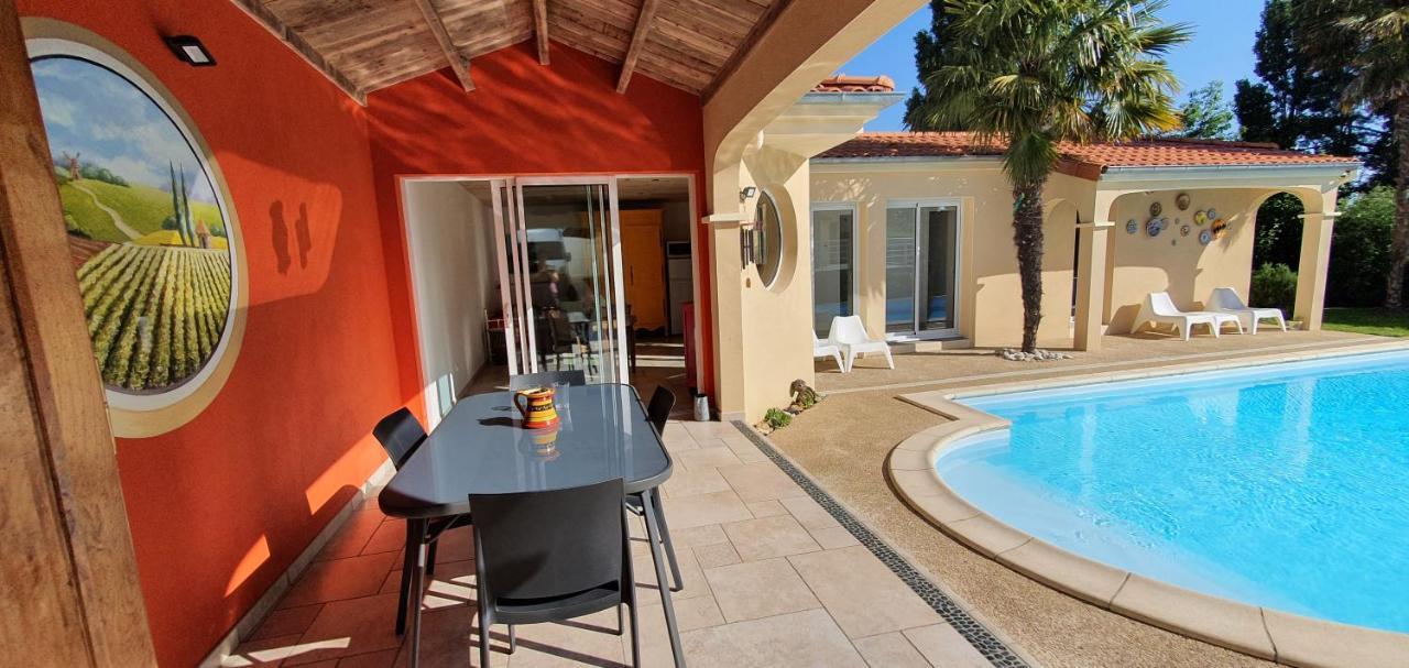 A La Topaze #Gite Calme #3 Pers #Piscine Privee #Cholet #Wifi Haut Debit #Preau #Cholet #Parc Japonais #Puy Du F Ou Le May-sur-Èvre Kültér fotó